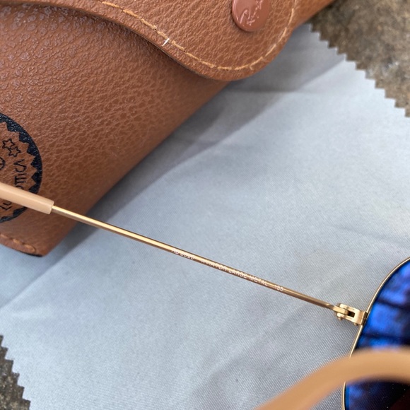 Custom polarized aviator RayBans - Picture 7 of 8